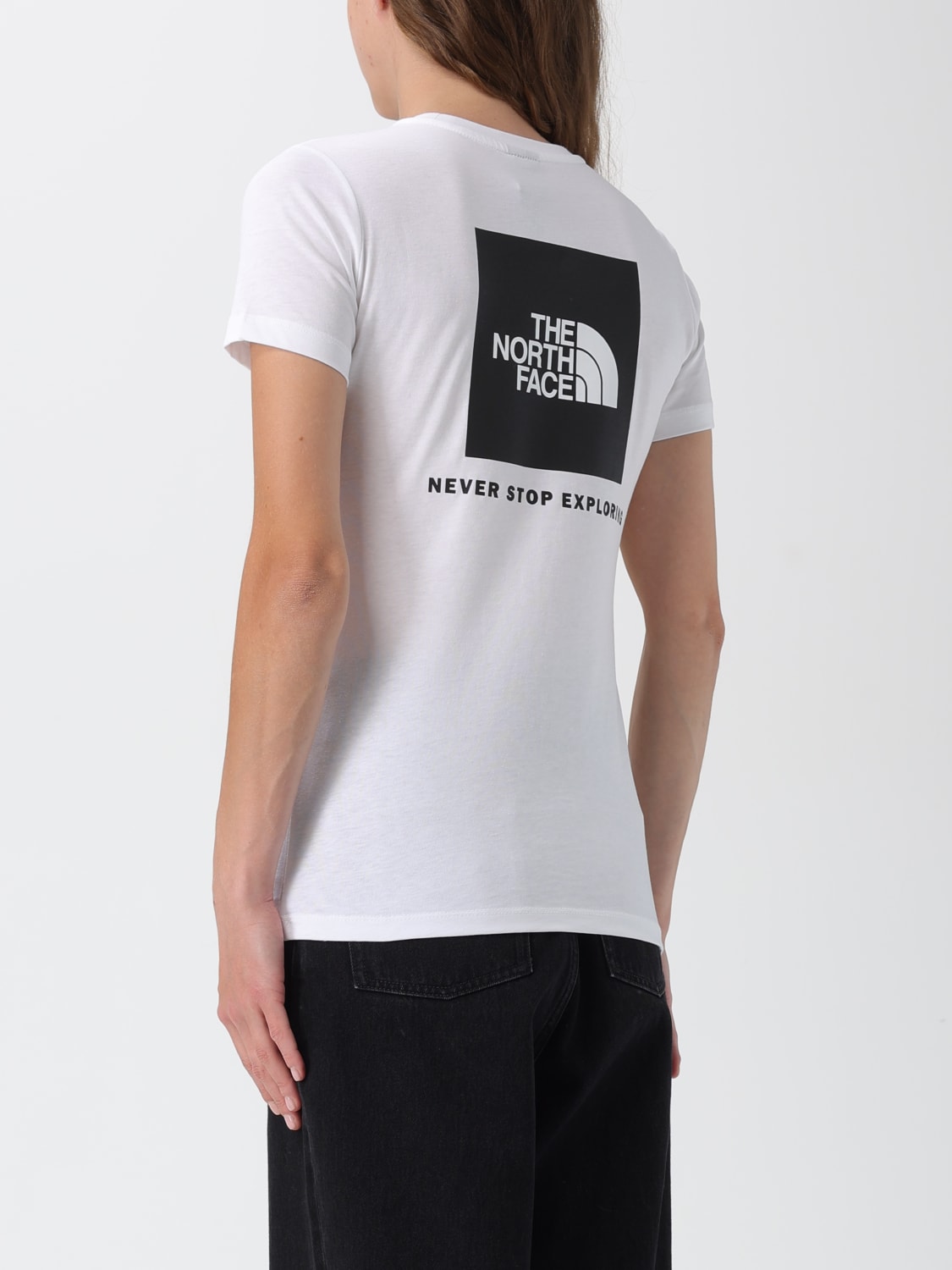 THE NORTH FACE T-SHIRT: T-shirt femme The North Face, Blanc - Img 2