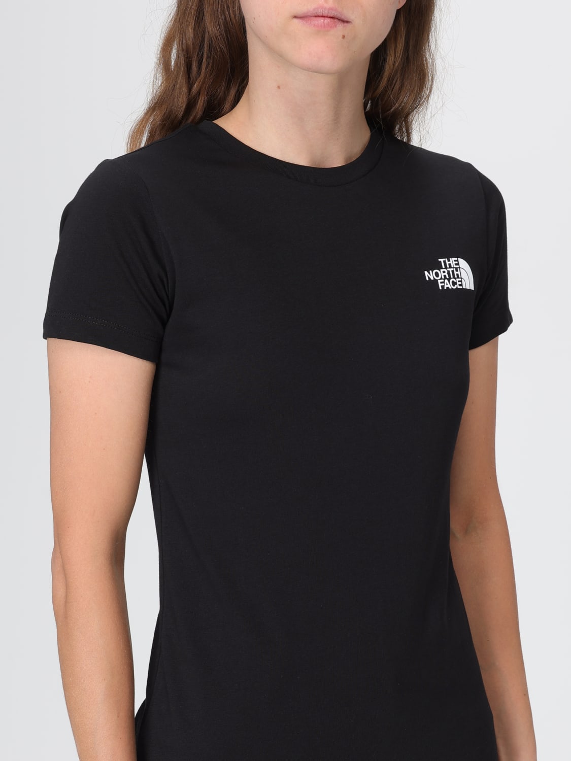 THE NORTH FACE T恤: T恤 女士 The North Face, 黑色 - Img 3