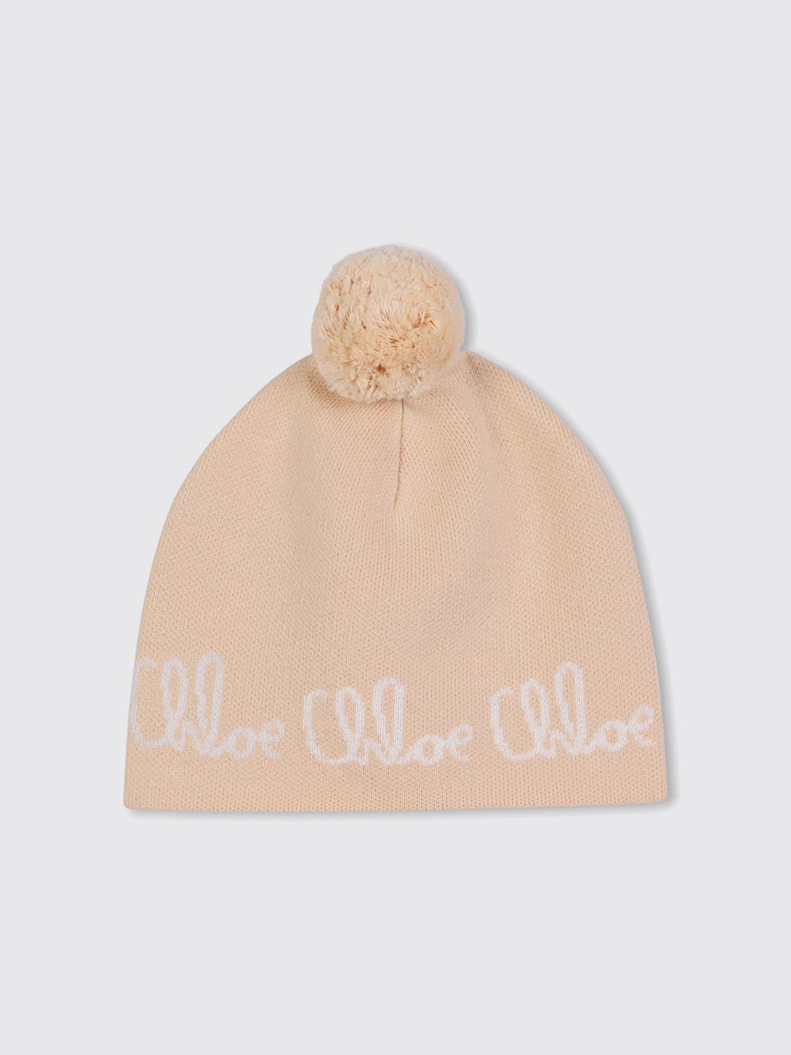 CHLOÉ HAT: Hat kids ChloÉ, Beige - Img 2