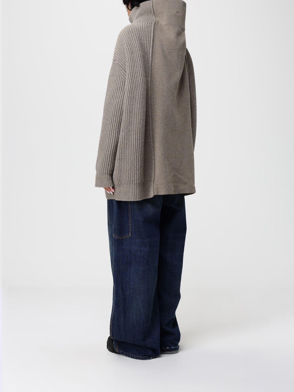 MM6 MAISON MARGIELA PULLOVER: Pullover damen Mm6 Maison Margiela, Beige - Img 3