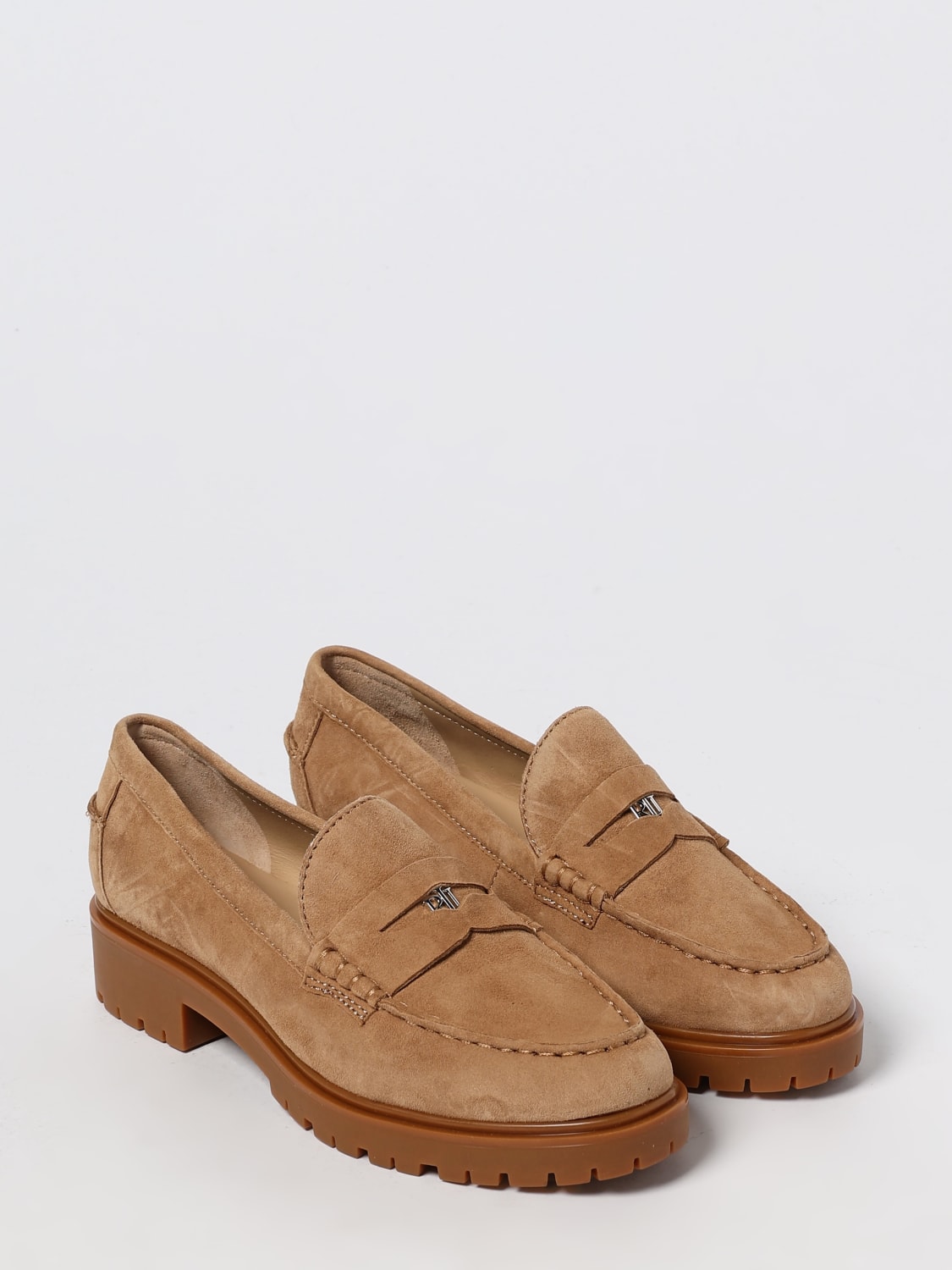 LAUREN RALPH LAUREN MOCASSINI: Mocassino Lauren Ralph Lauren in camoscio , Cammello - Img 2