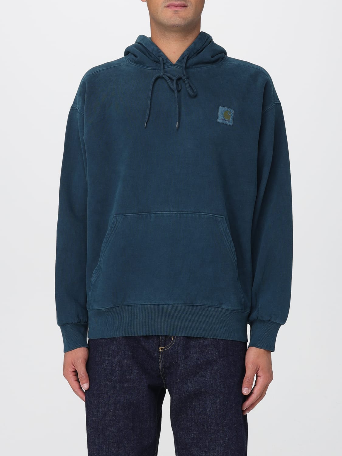 CARHARTT WIP SWEATSHIRT: Pullover herren Carhartt Wip, Petroleum Blue - Img 1