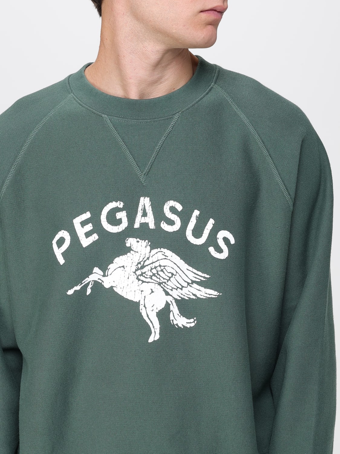 CHAMPION 卫衣: 毛衣 男士 Champion, 绿色 - Img 4