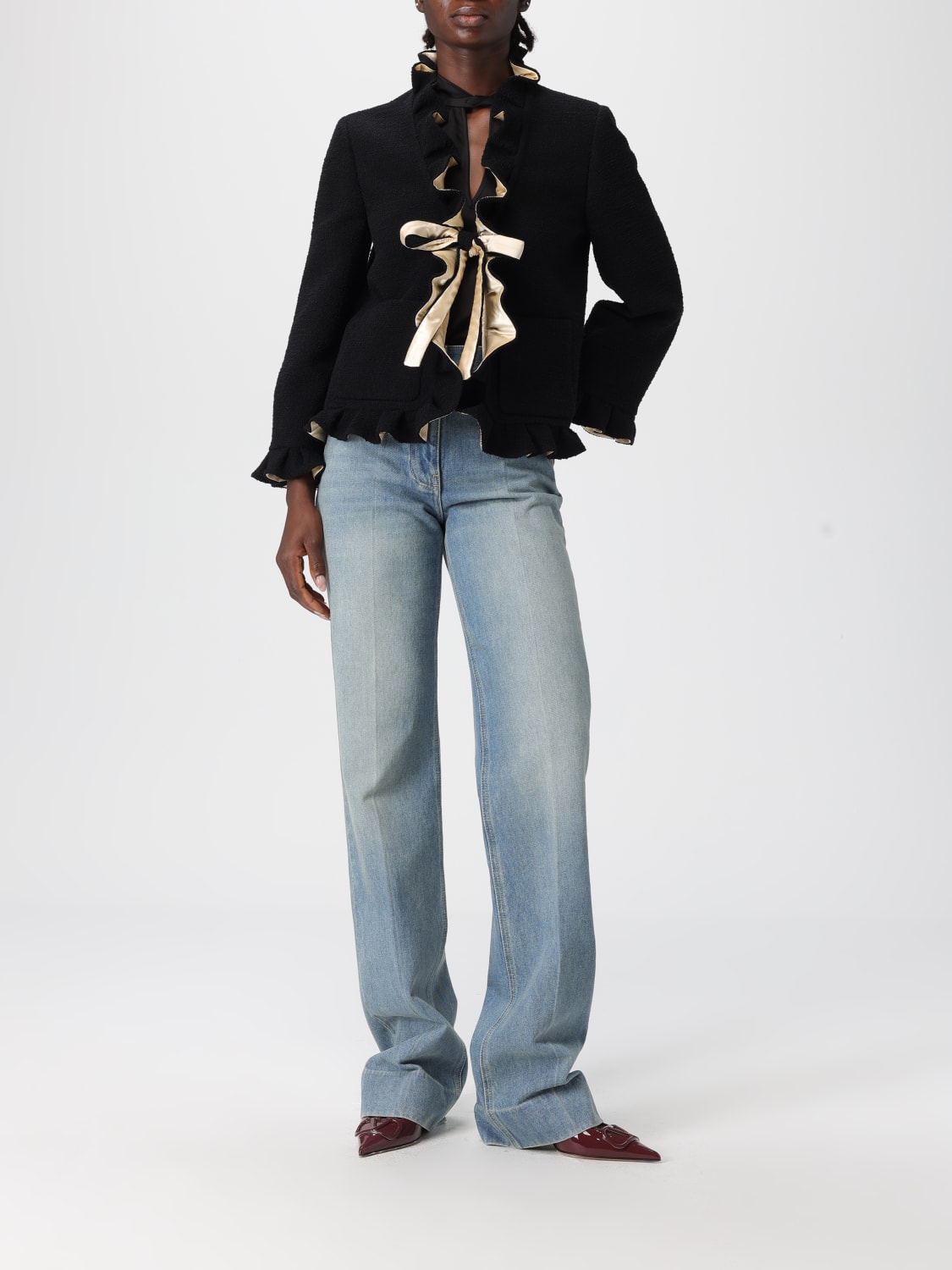 VALENTINO JACKET: Blazer woman Valentino, Black - Img 2