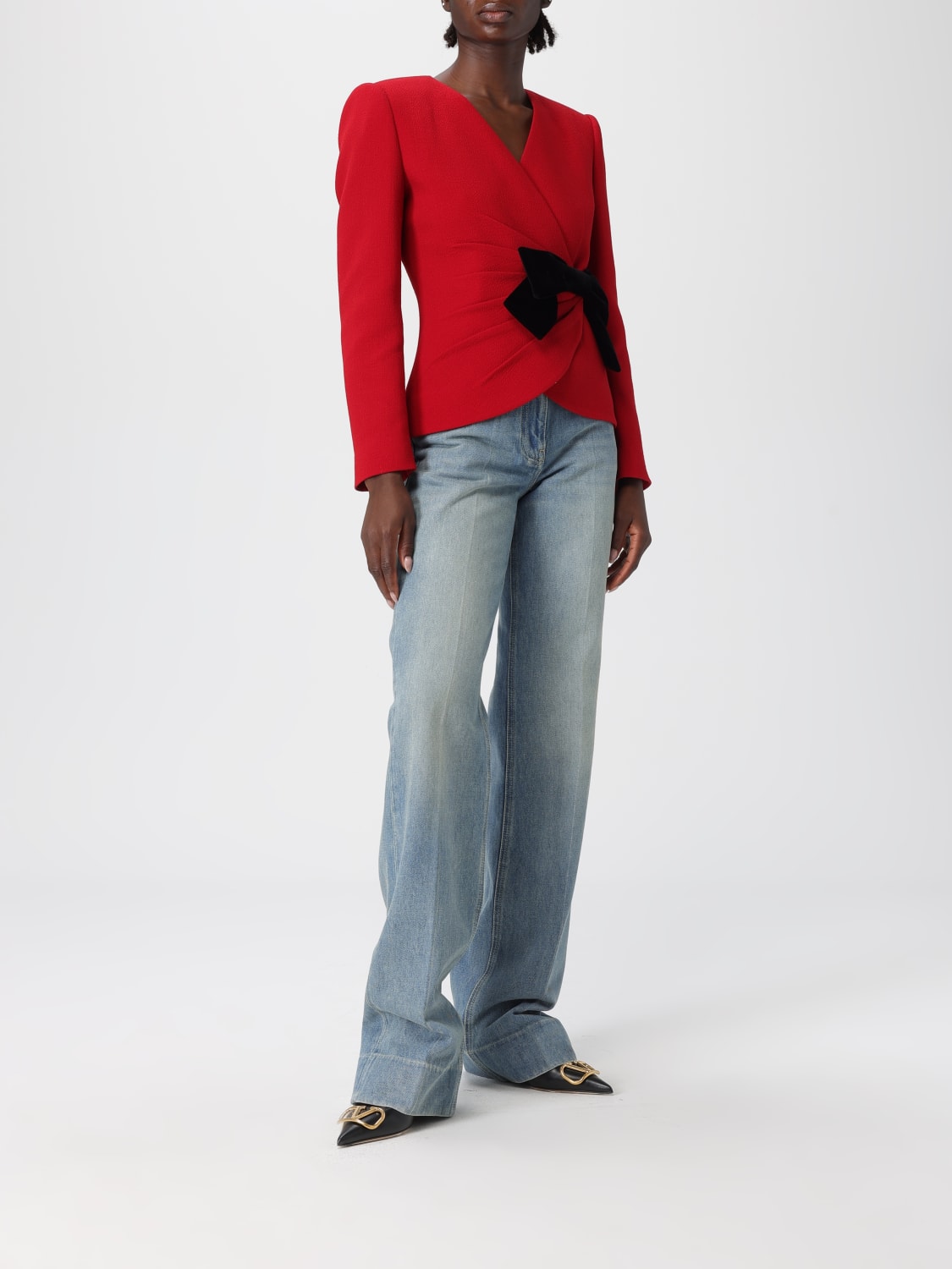 VALENTINO JEANS: Jeans woman Valentino, Gnawed Blue - Img 2