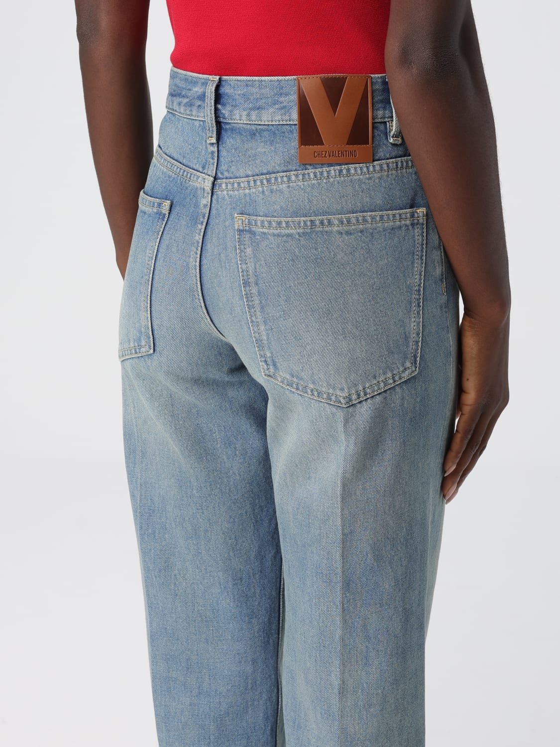 VALENTINO JEANS: Jeans woman Valentino, Gnawed Blue - Img 5