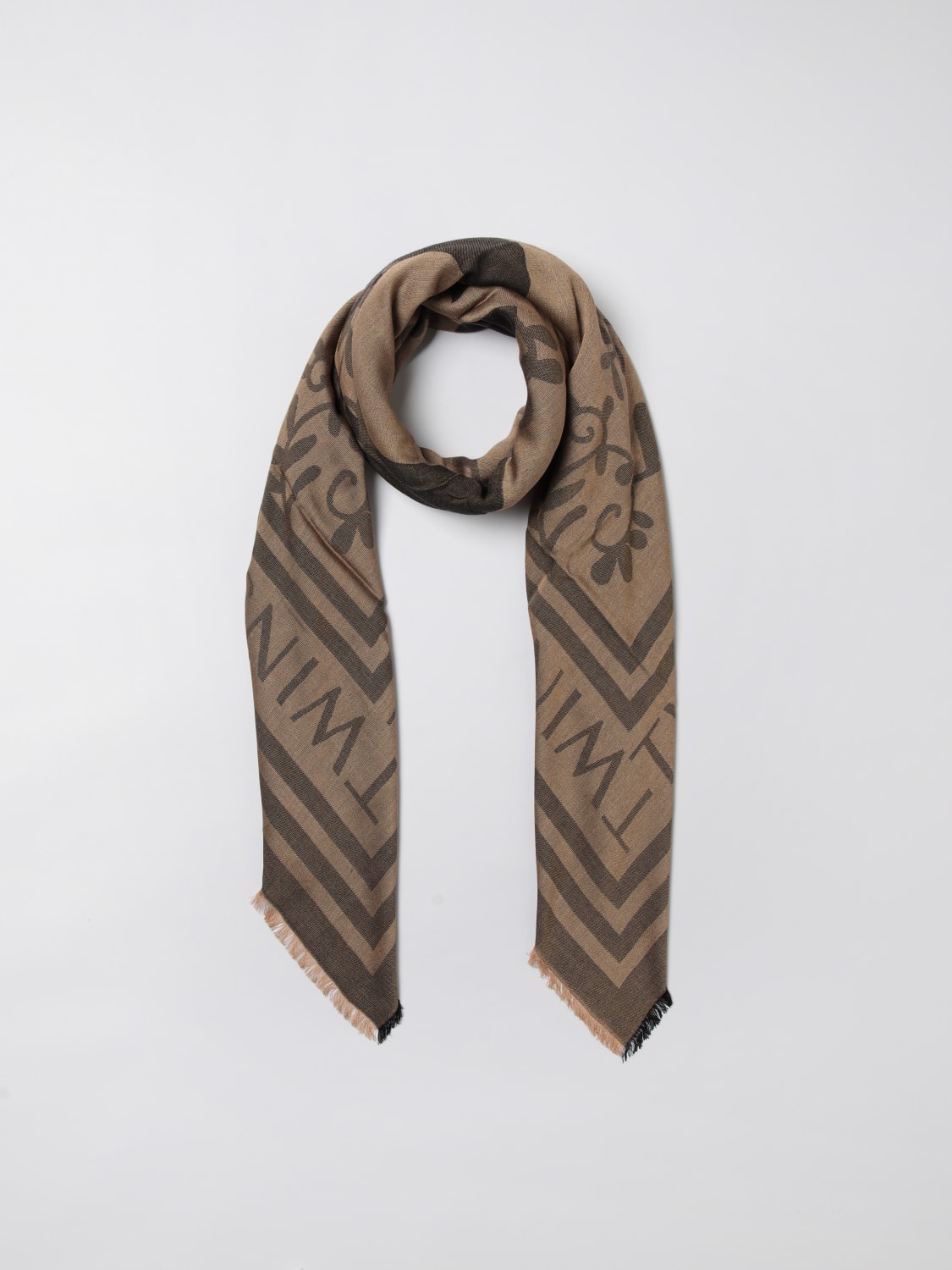 TWINSET SCARF: Scarf woman Twinset, Brown - Img 2