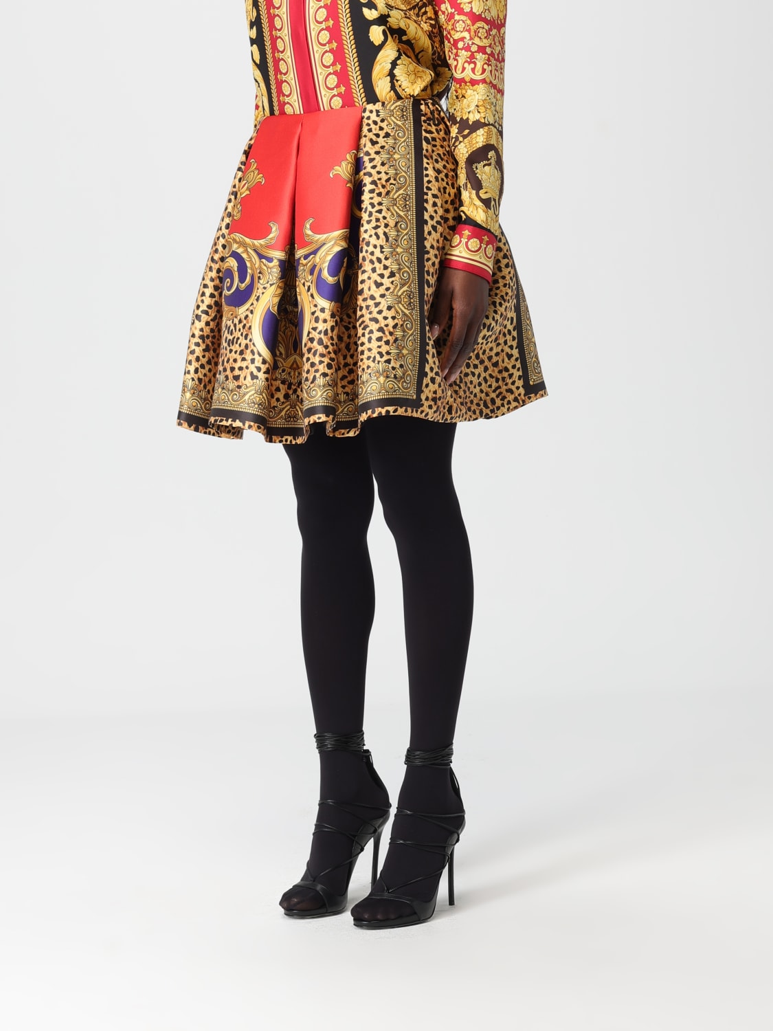 VERSACE SKIRT: Skirt woman Versace, Marine - Img 4