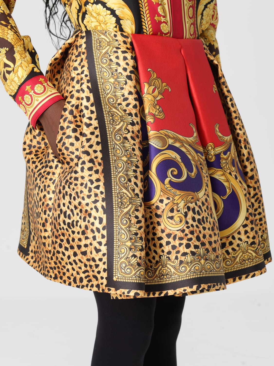 VERSACE SKIRT: Skirt woman Versace, Marine - Img 5