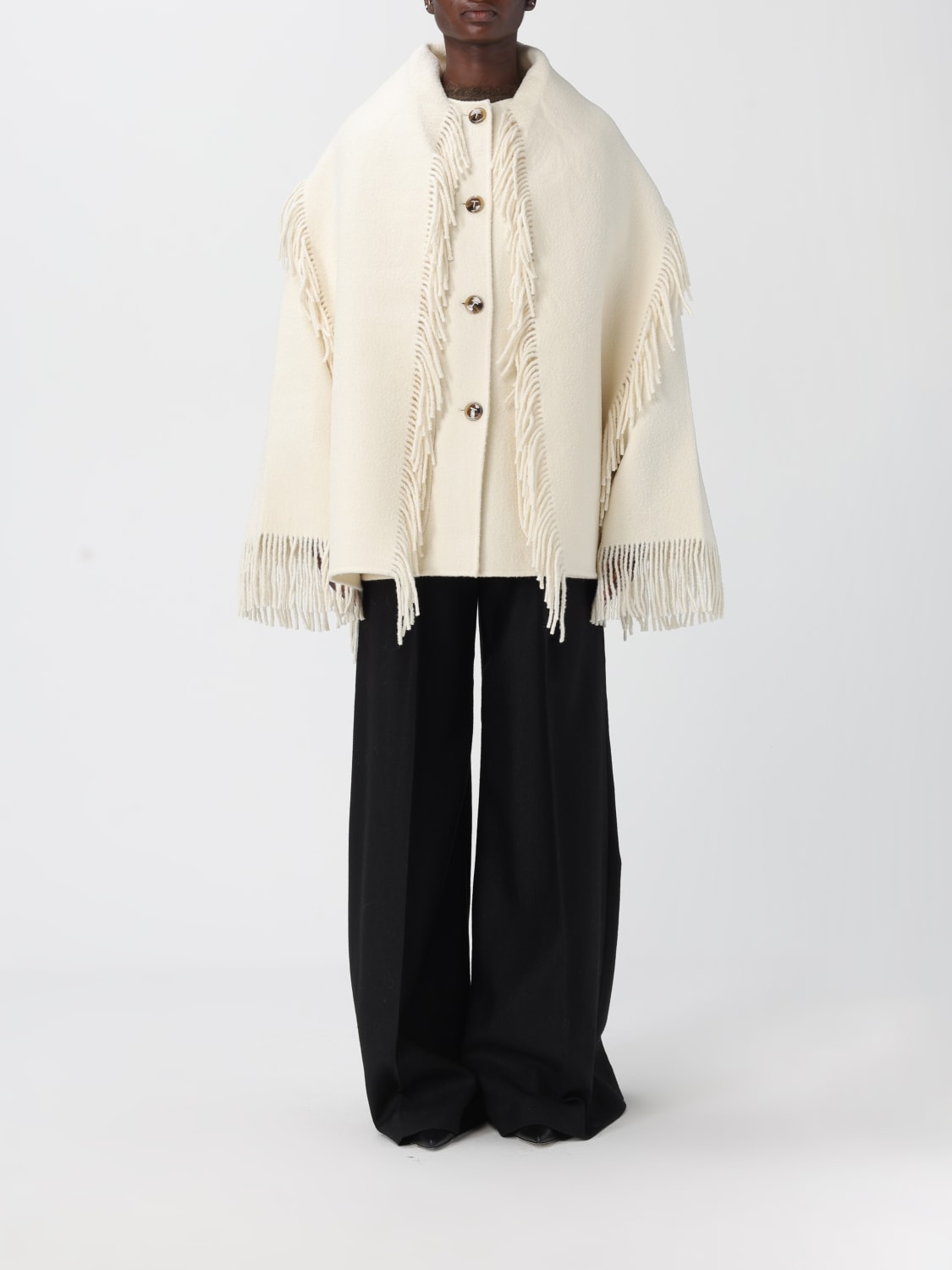 TOTEME COAT: Coat woman Toteme, White - Img 1