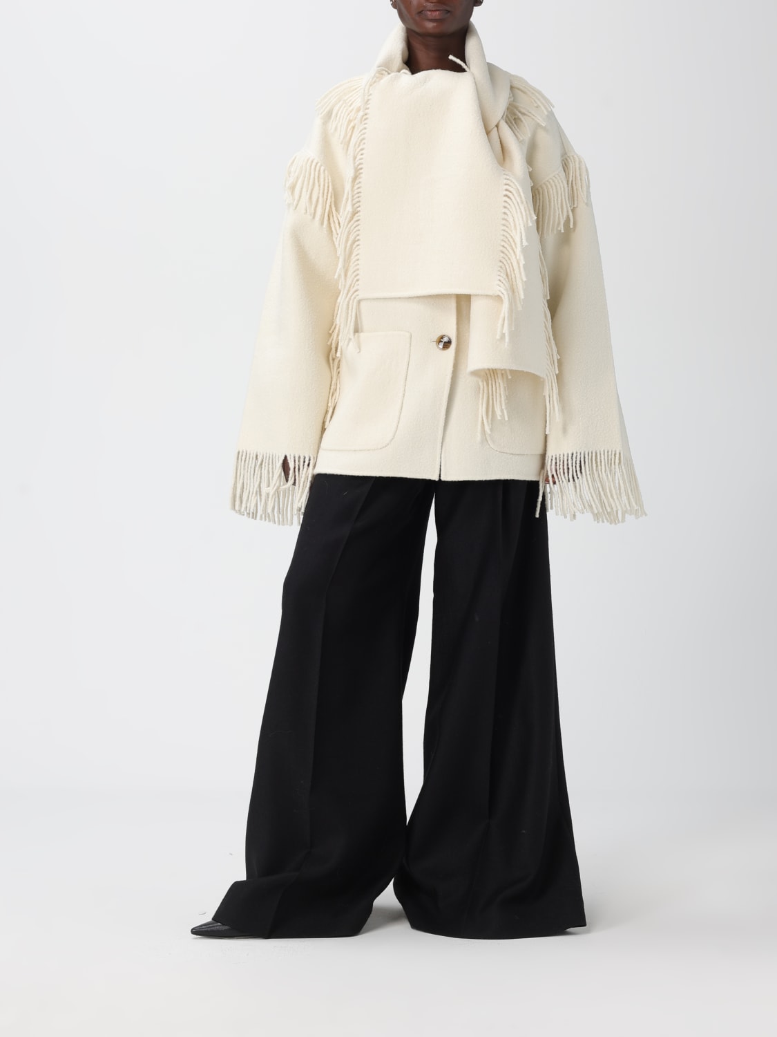 TOTEME COAT: Coat woman Toteme, White - Img 2