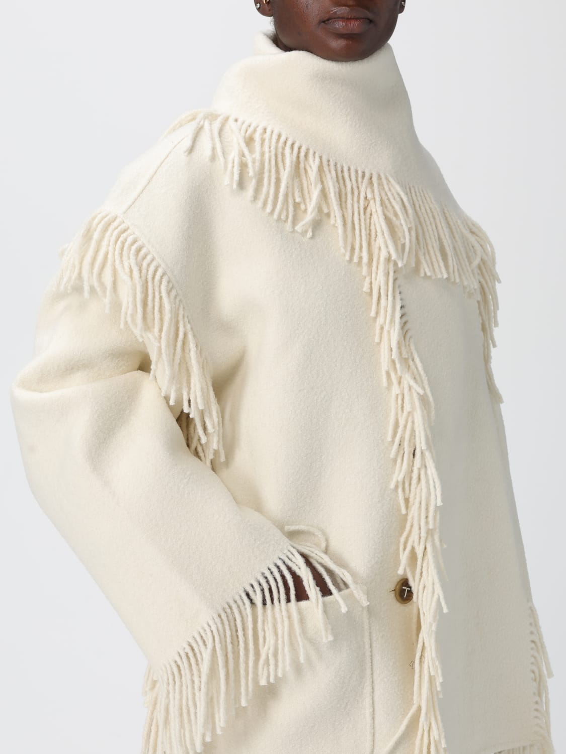 TOTEME COAT: Coat woman Toteme, White - Img 5