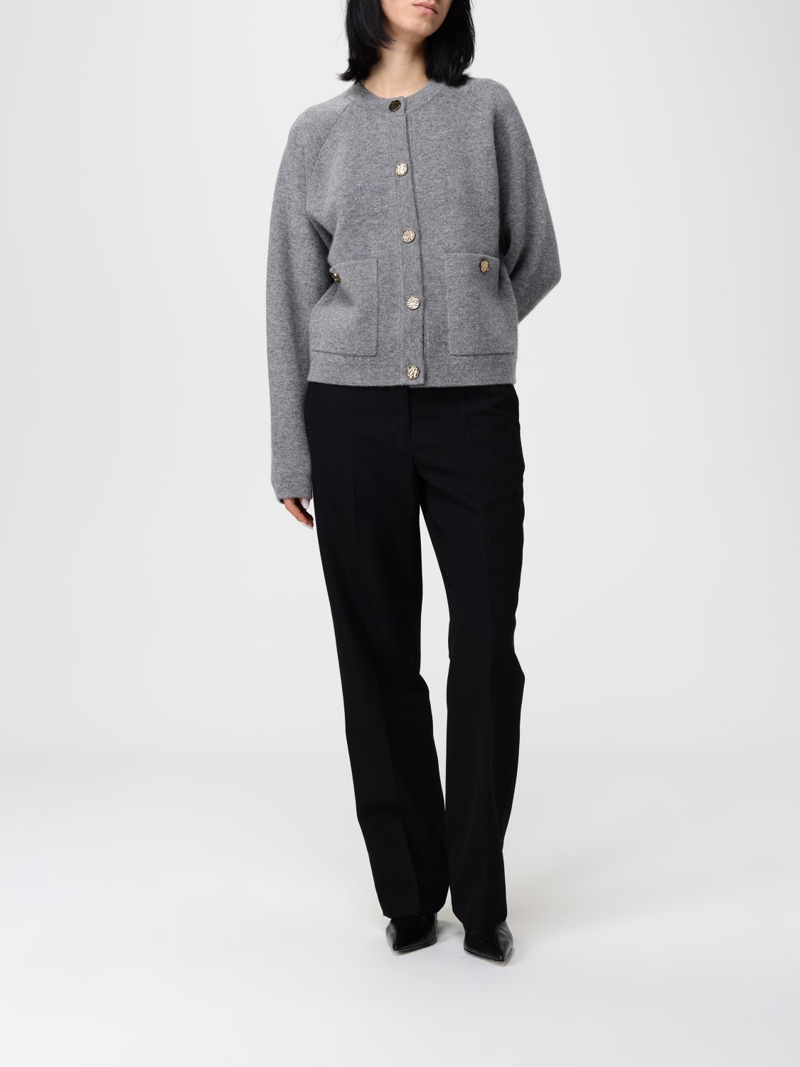 TOTEME SWEATER: Cardigan woman Toteme, Grey - Img 2