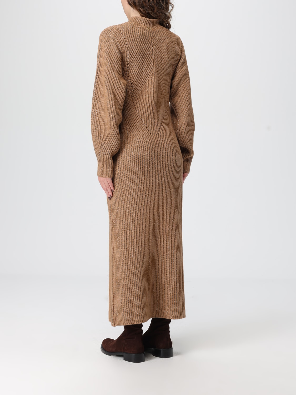 TWINSET DRESS: Dress woman Twinset, Brown - Img 2