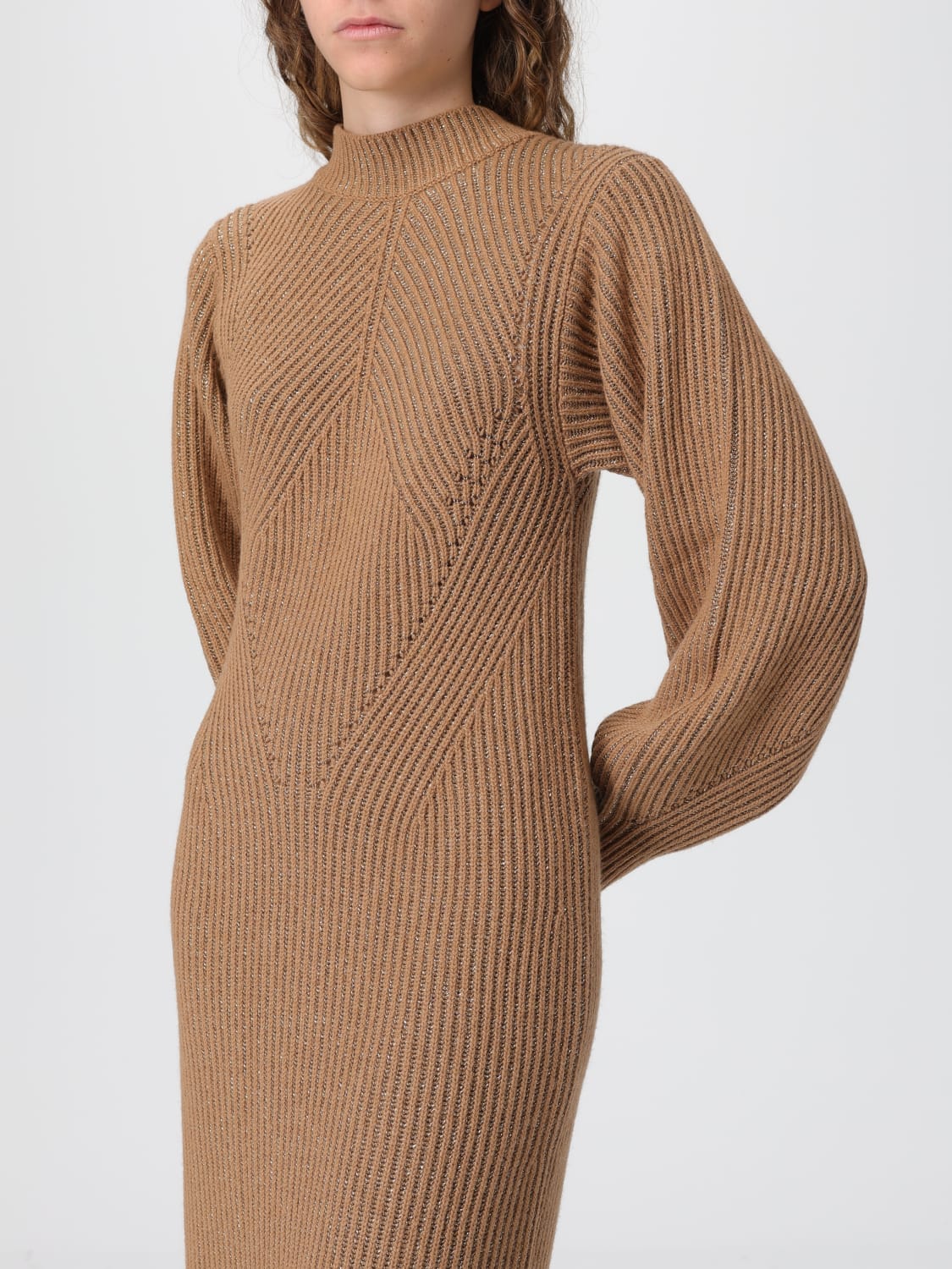 TWINSET DRESS: Dress woman Twinset, Brown - Img 3