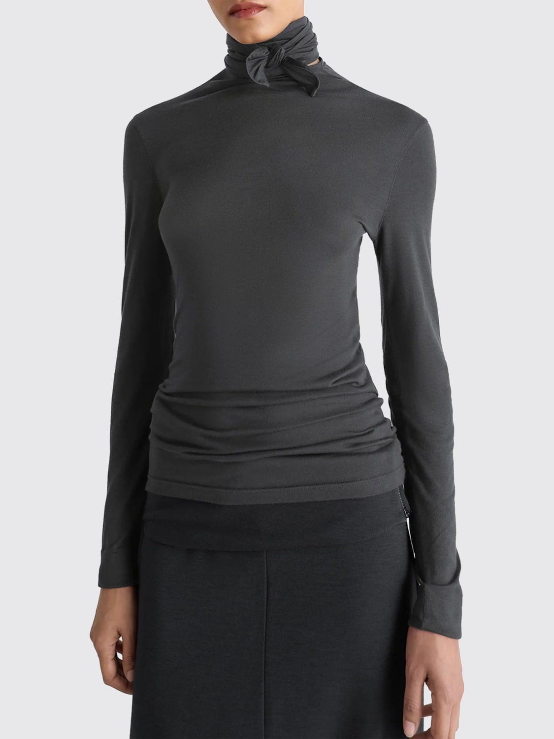 LEMAIRE SWEATER: Sweater woman Lemaire, Grey - Img 3