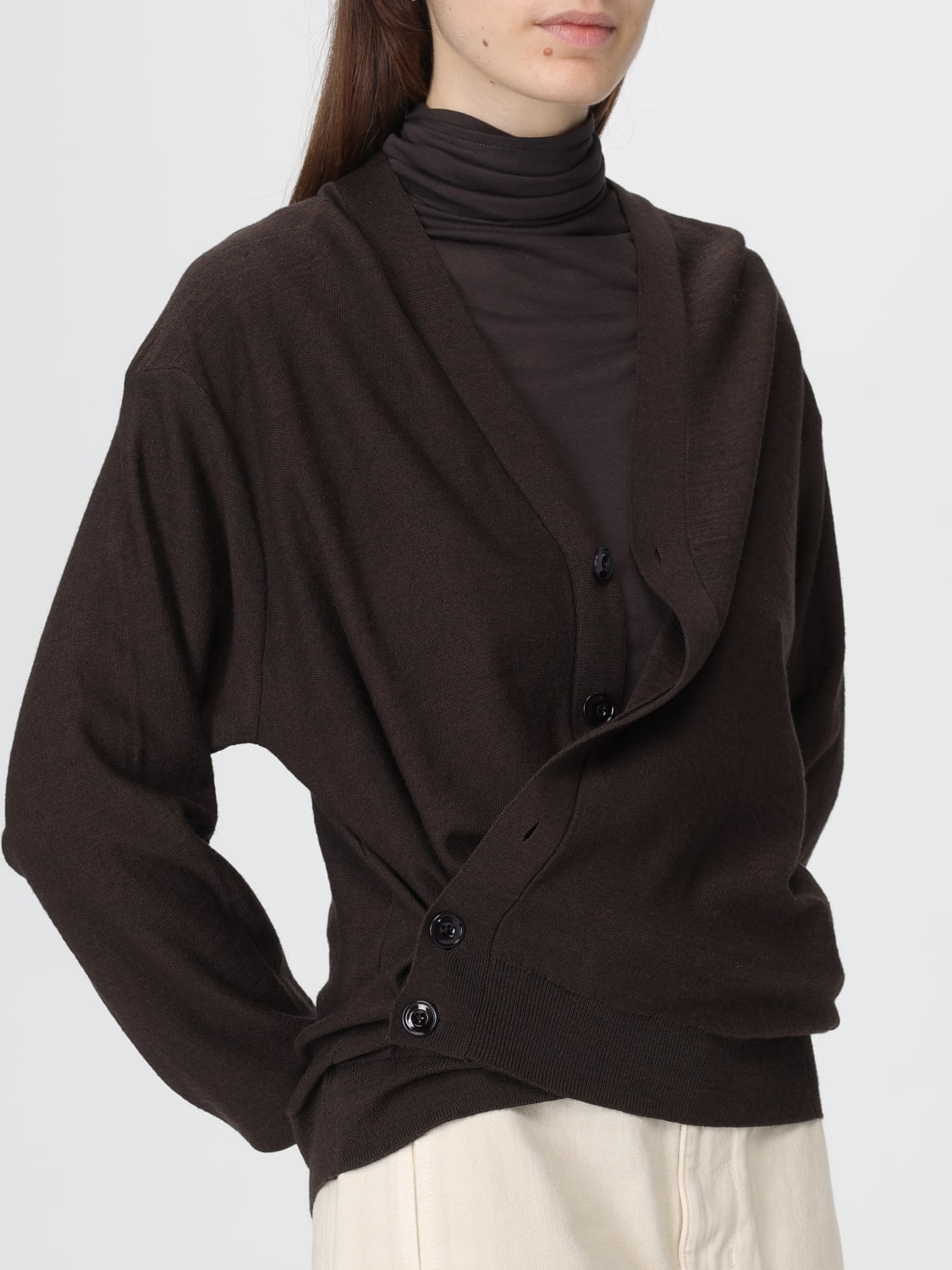 LEMAIRE セーター: カーディガン レディース Lemaire, ブラウン - Img 5