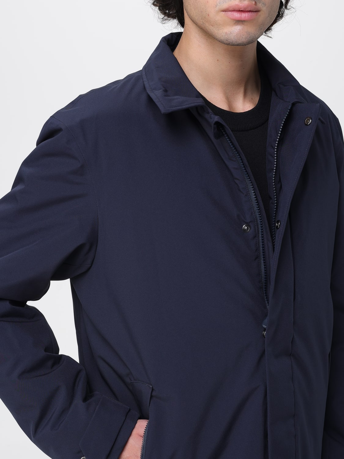 SAVE THE DUCK COAT: Coat men Save The Duck, Blue - Img 4