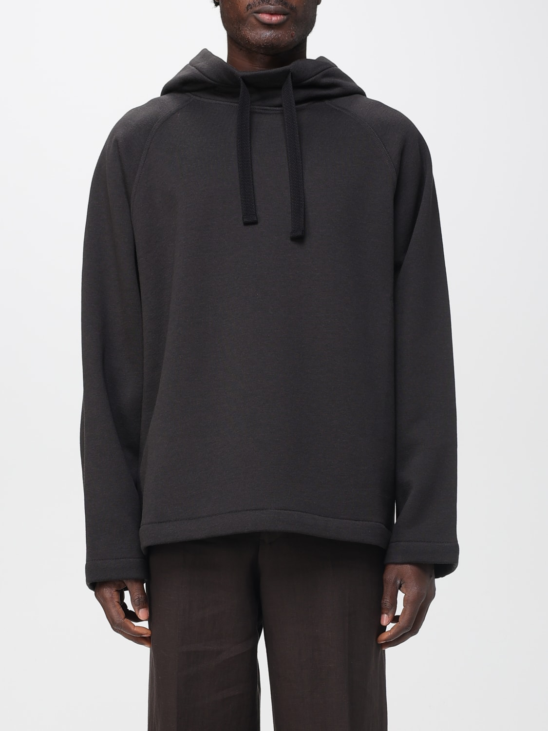 LEMAIRE スウェットシャツ: スウェットシャツ メンズ Lemaire, ブラック - Img 1