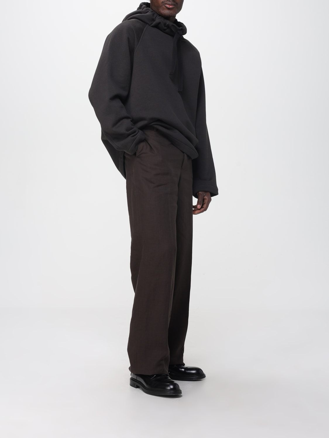 LEMAIRE スウェットシャツ: スウェットシャツ メンズ Lemaire, ブラック - Img 2