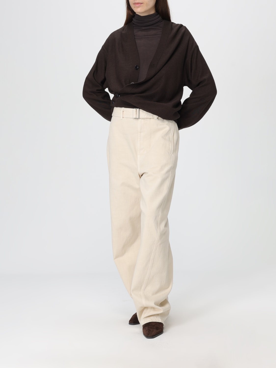 LEMAIRE VAQUEROS: Vaqueros mujer Lemaire, Blanco - Img 2