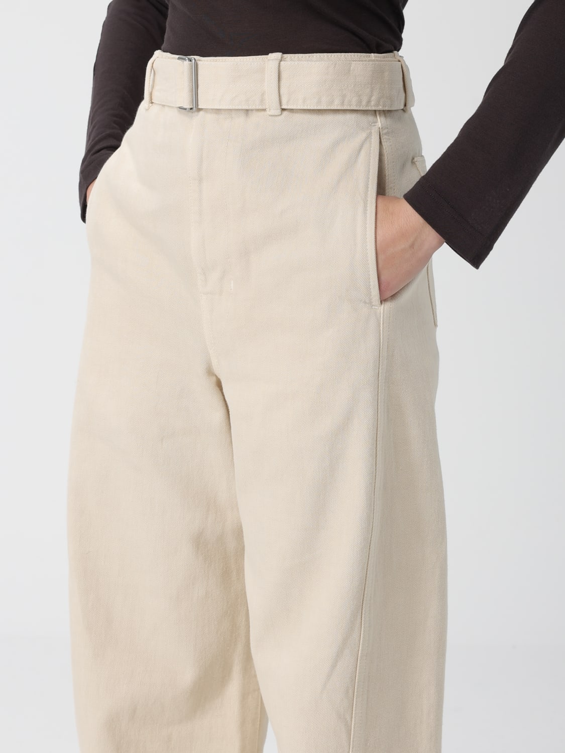 LEMAIRE VAQUEROS: Vaqueros mujer Lemaire, Blanco - Img 4