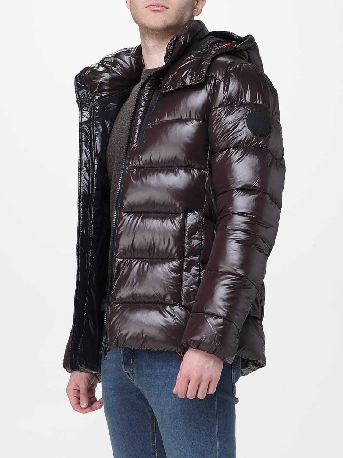 SAVE THE DUCK JACKE: Blazer herren Save The Duck, Braun - Img 3