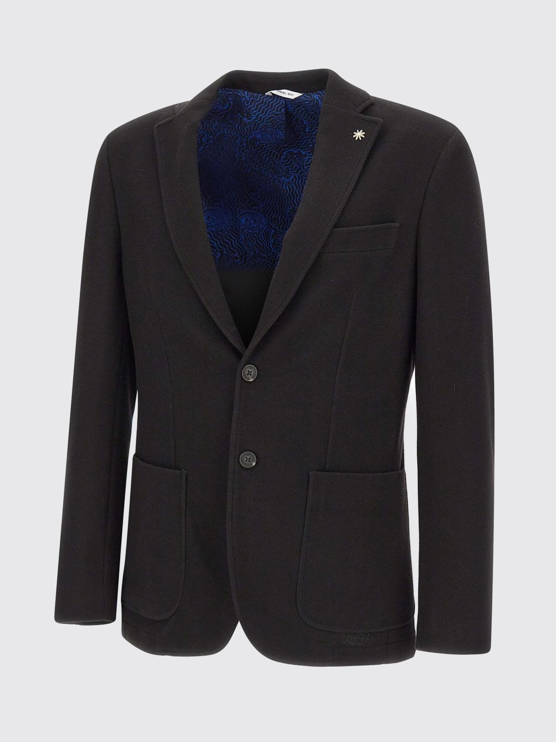 MANUEL RITZ CHAQUETA: Americana hombre Manuel Ritz, Negro - Img 2