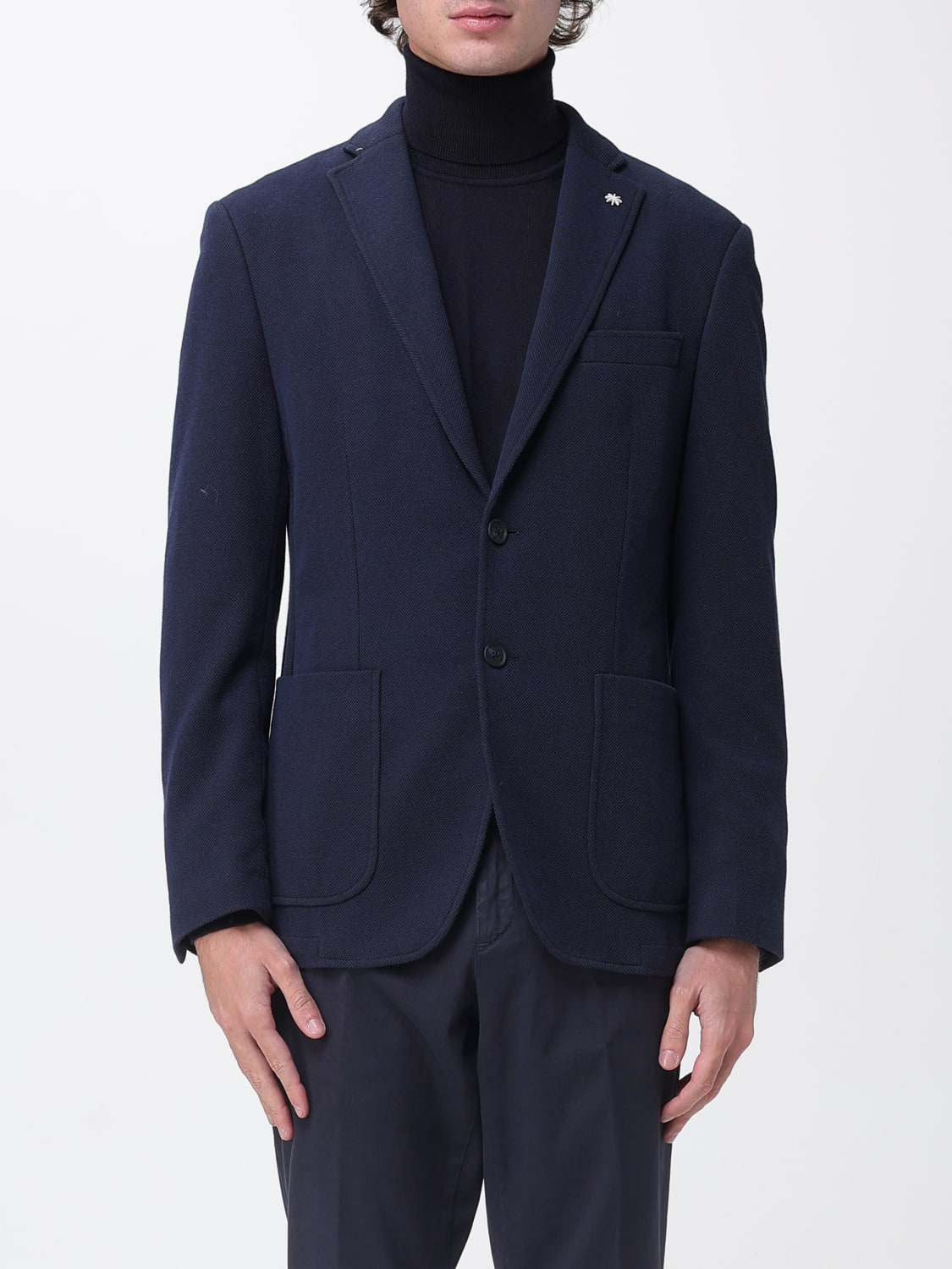 MANUEL RITZ JACKET: Blazer men Manuel Ritz, Blue - Img 1