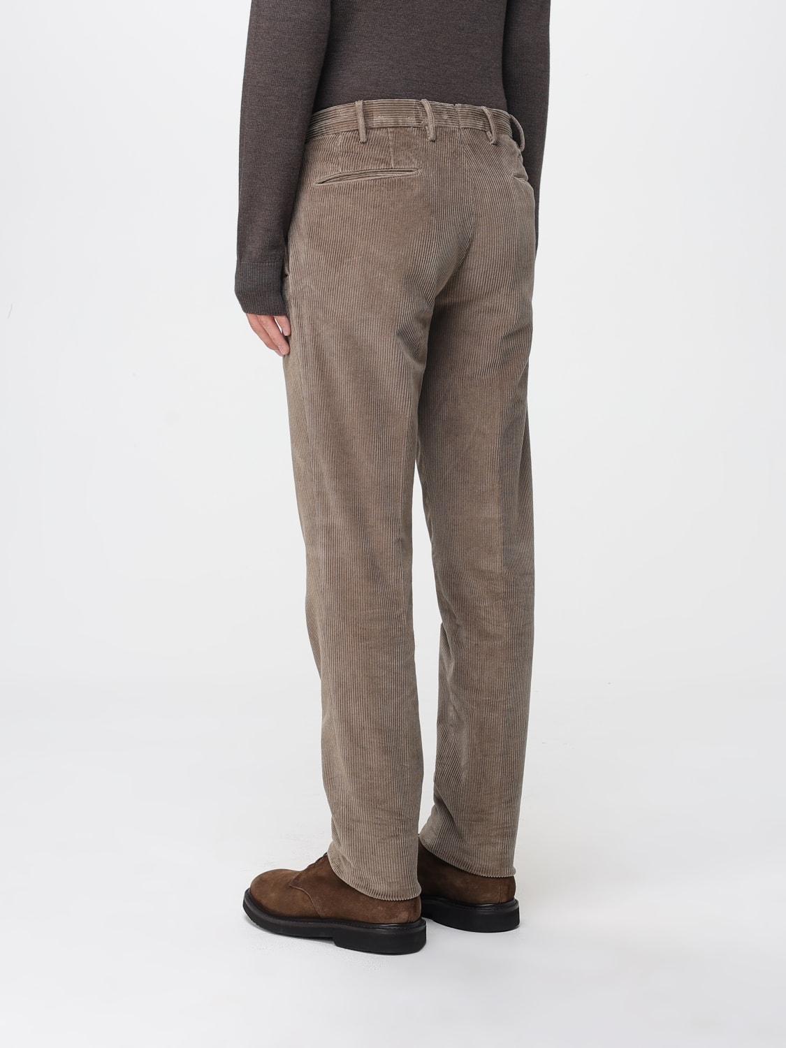 INCOTEX 裤子: 裤子 男士 Incotex, 鸽子灰色 - Img 2