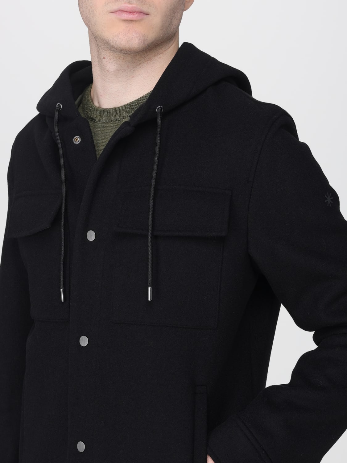 MANUEL RITZ JACKET: Blazer men Manuel Ritz, Black - Img 4