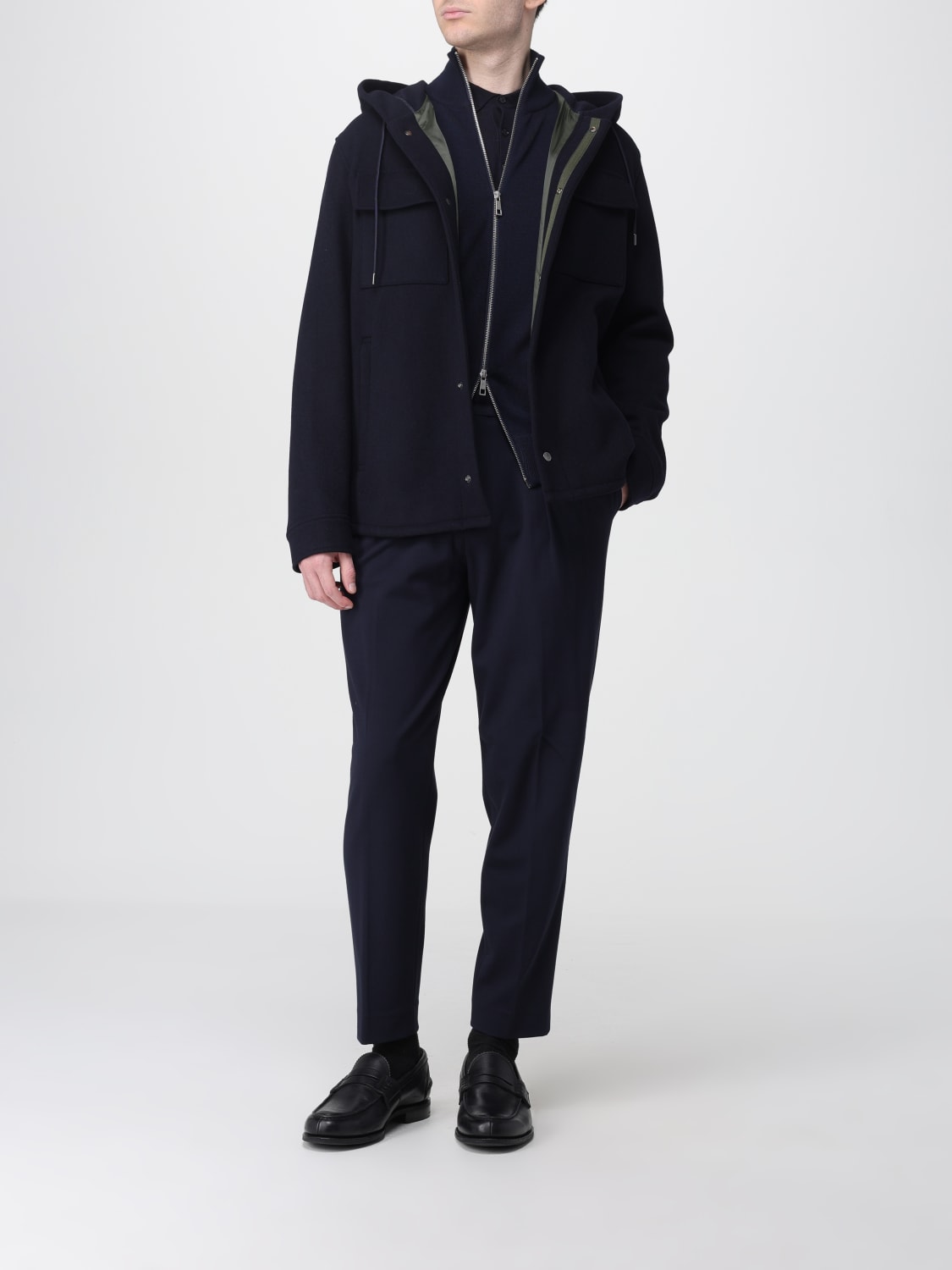 MANUEL RITZ SWEATER: Sweater men Manuel Ritz, Blue - Img 2