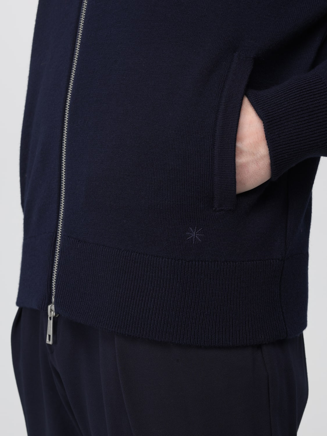 MANUEL RITZ SWEATER: Sweater men Manuel Ritz, Blue - Img 5