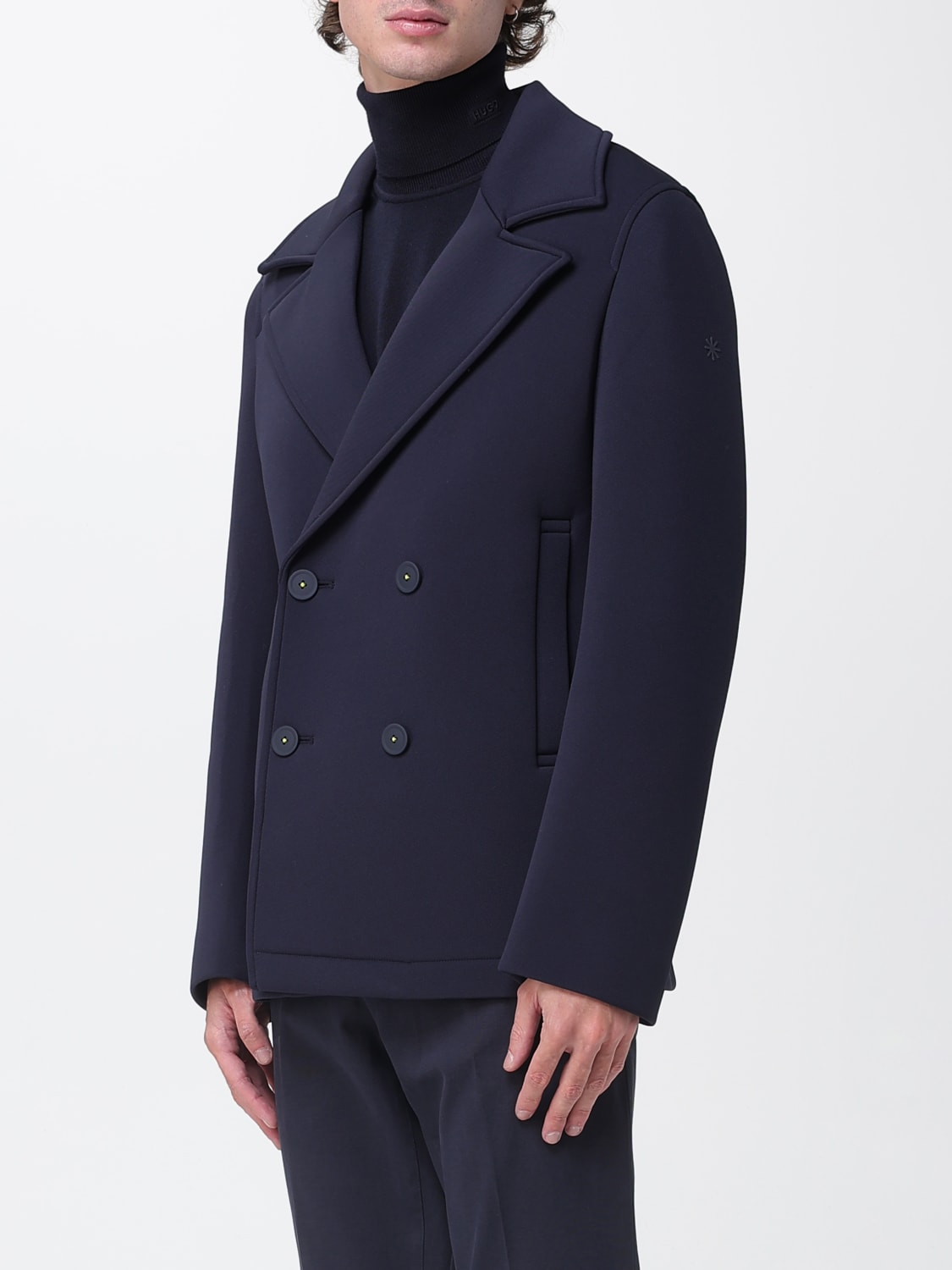 MANUEL RITZ COAT: Blazer men Manuel Ritz, Blue - Img 3