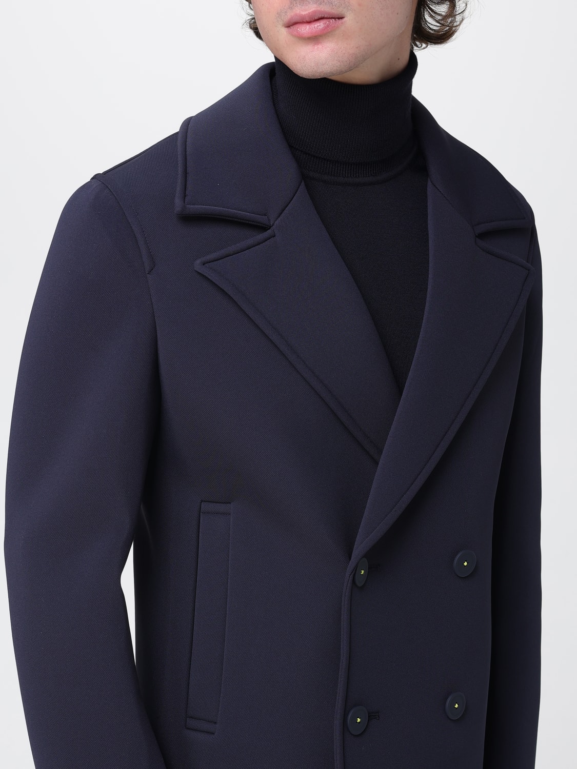 MANUEL RITZ COAT: Blazer men Manuel Ritz, Blue - Img 4