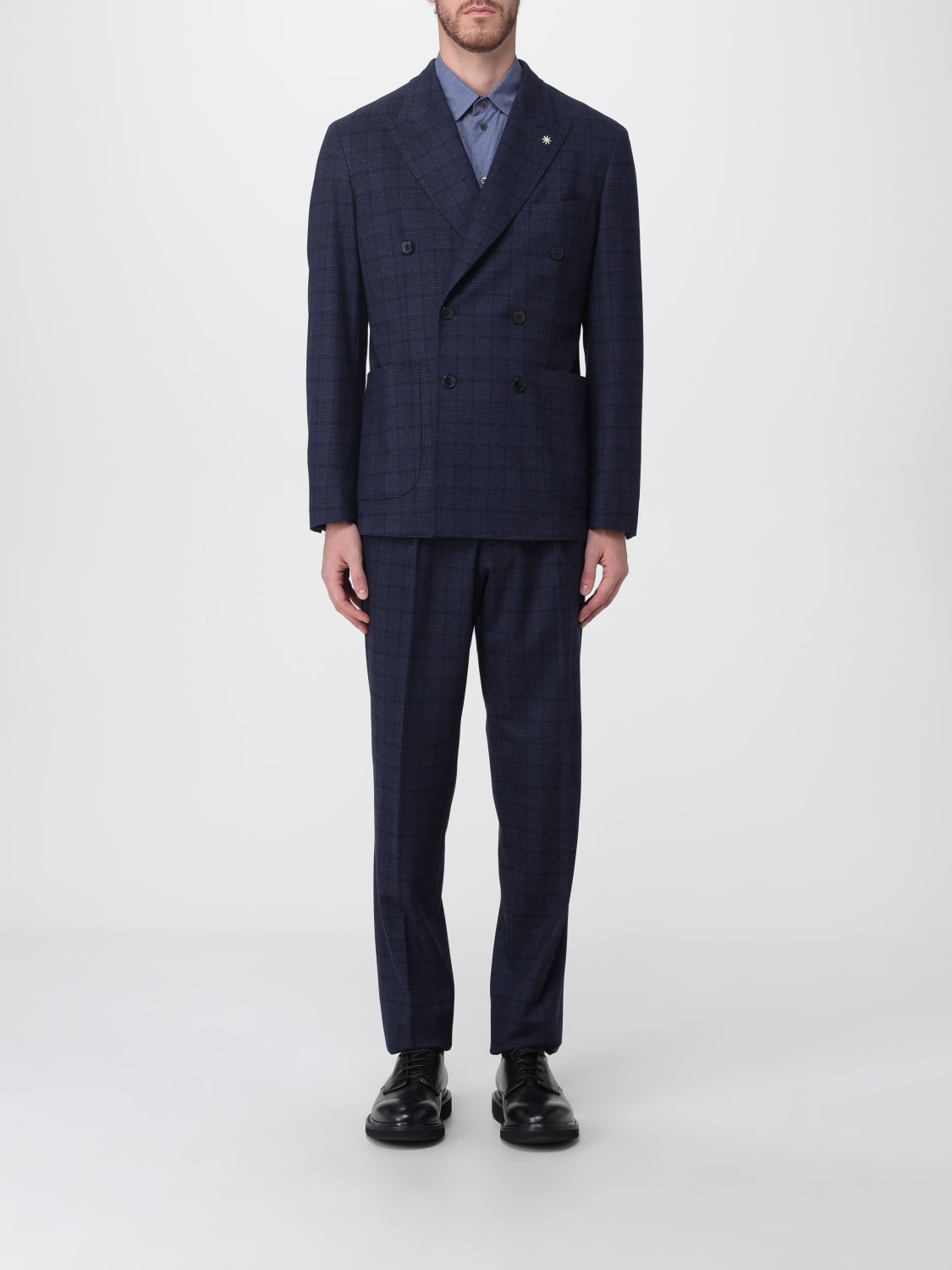 MANUEL RITZ ANZUG: Anzug herren Manuel Ritz, Blau - Img 1