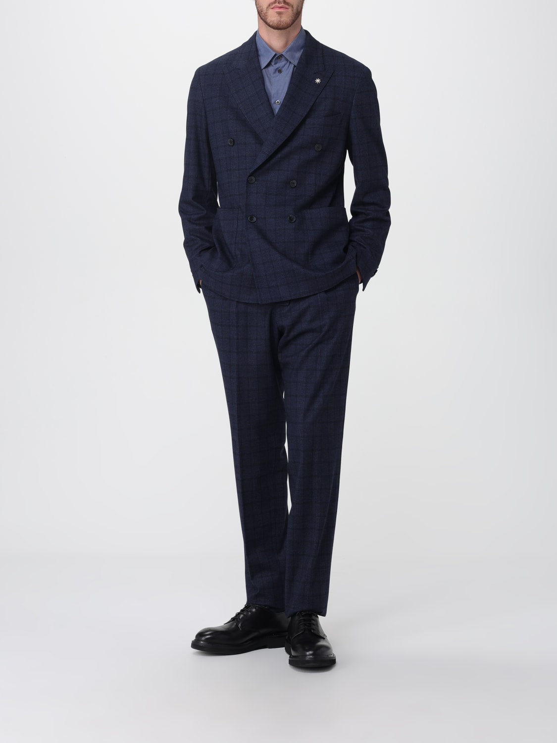 MANUEL RITZ ANZUG: Anzug herren Manuel Ritz, Blau - Img 2