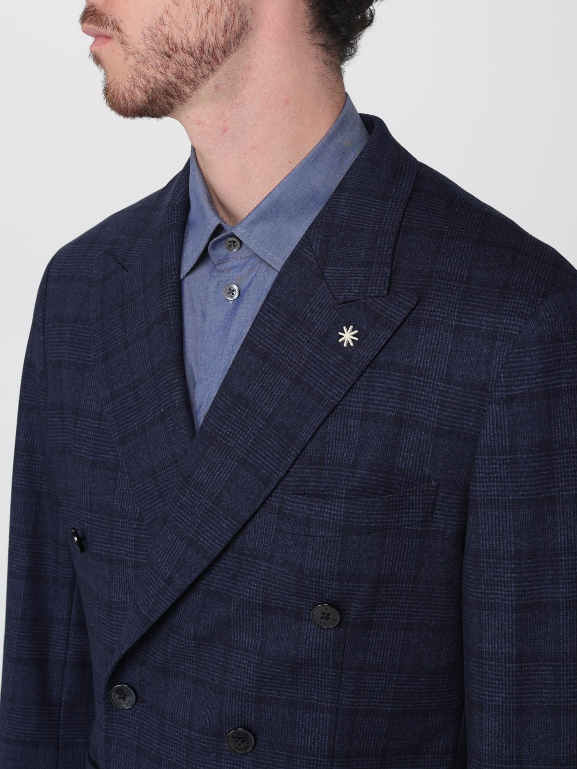 MANUEL RITZ ANZUG: Anzug herren Manuel Ritz, Blau - Img 5