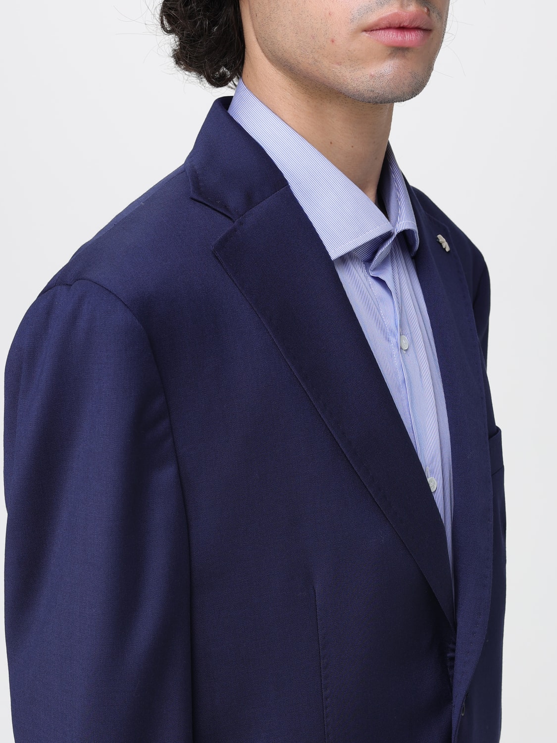 MANUEL RITZ JACKET: Blazer men Manuel Ritz, Blue - Img 4