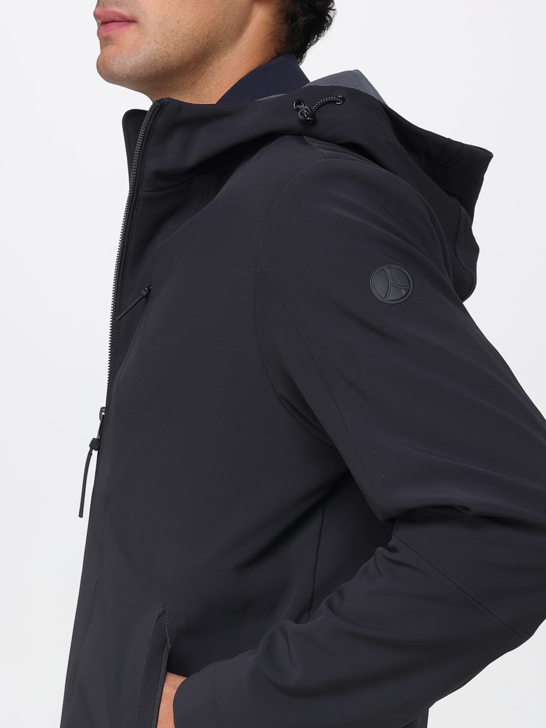 PEOPLE OF SHIBUYA COAT: Jacket men People Of Shibuya, Black - Img 4