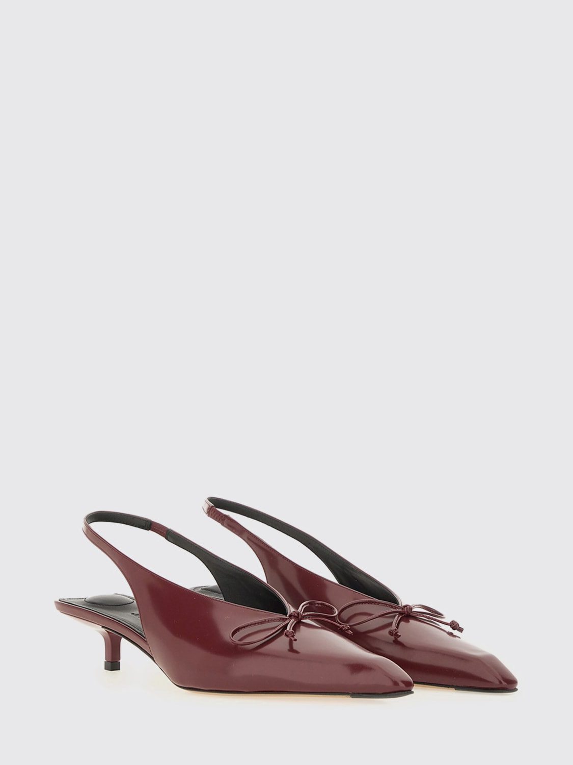JACQUEMUS PUMP: Pump woman Jacquemus, Burgundy - Img 2