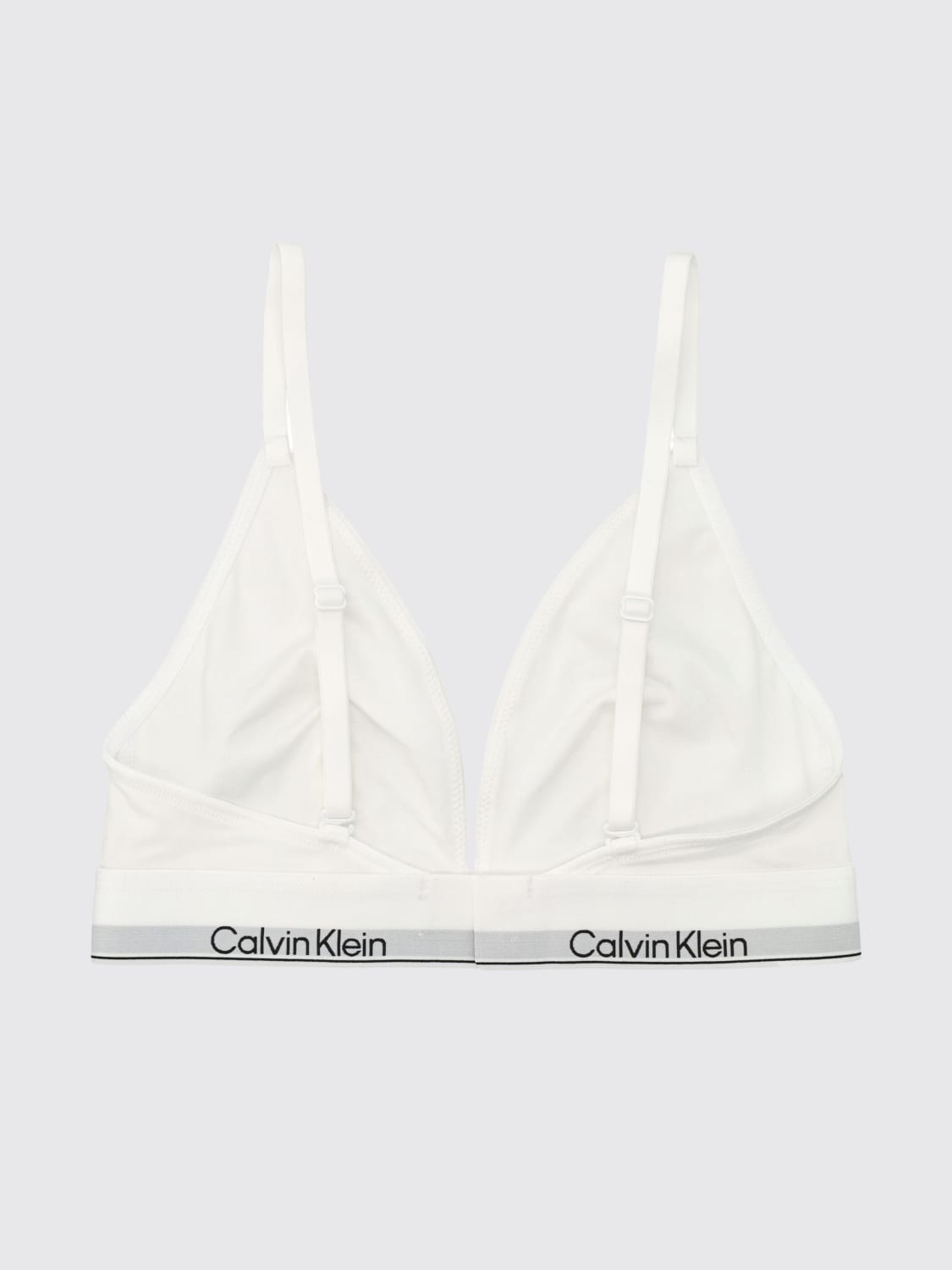 CALVIN KLEIN INTIMO: Reggiseno Calvin Klein in cotone stretch , Bianco - Img 2