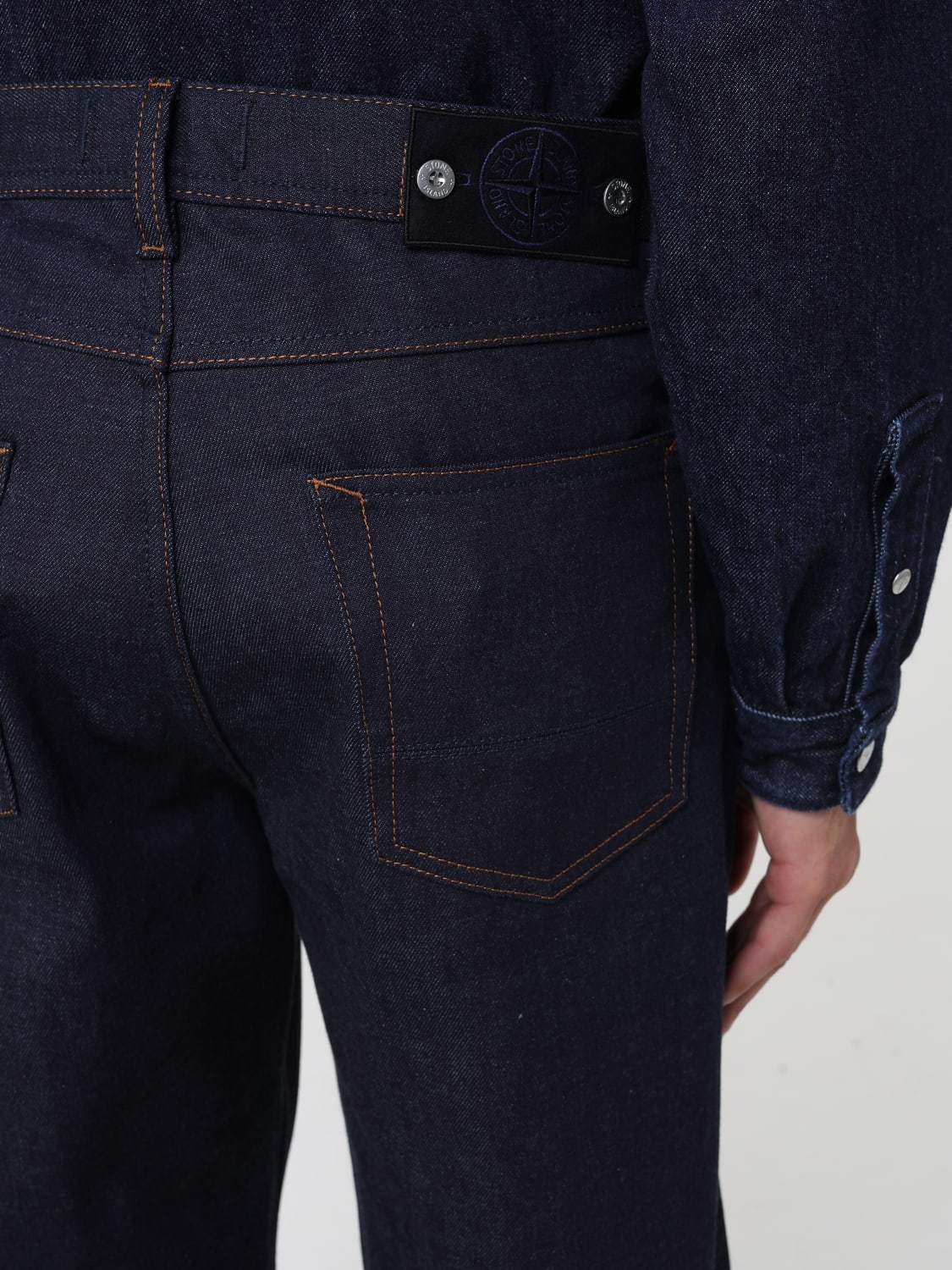 STONE ISLAND JEANS: Jeans men Stone Island, Blue - Img 5