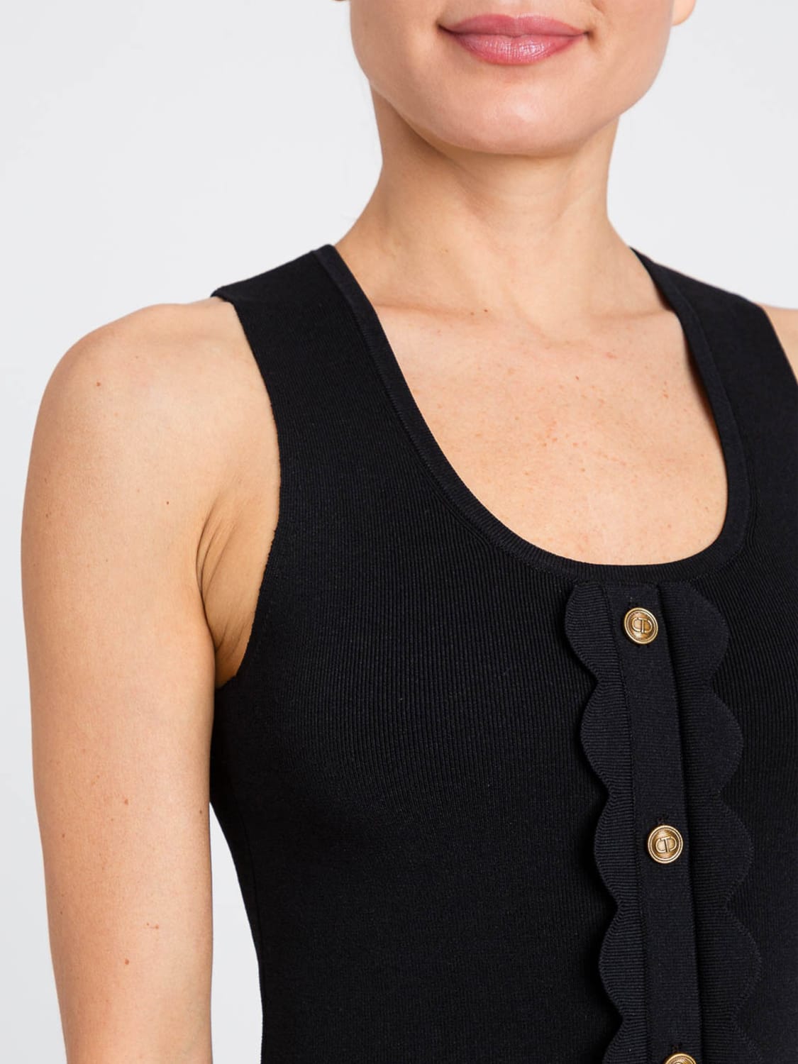 TWINSET TOP: Pullover damen Twinset, Schwarz - Img 4