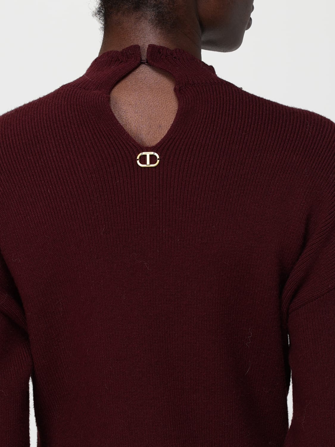 TWINSET DRESS: Dress woman Twinset, Red Purple - Img 3