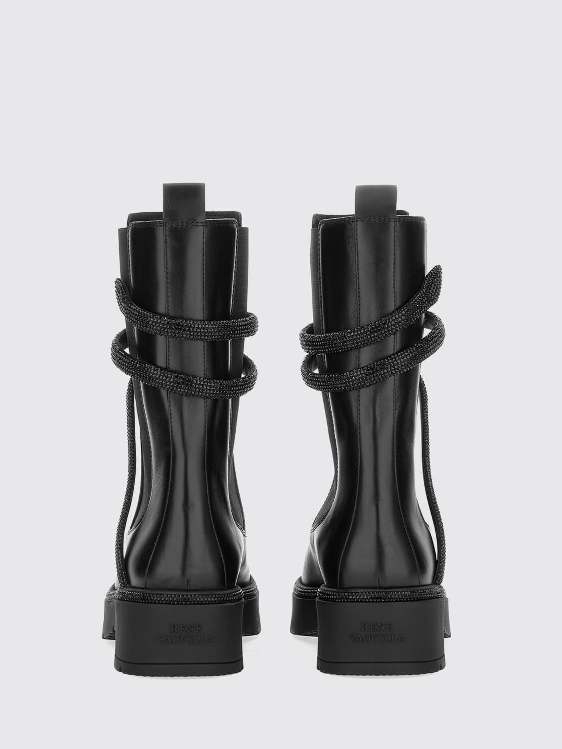 RENE CAOVILLA BOTTES: Bottes femme Rene Caovilla, Noir - Img 3