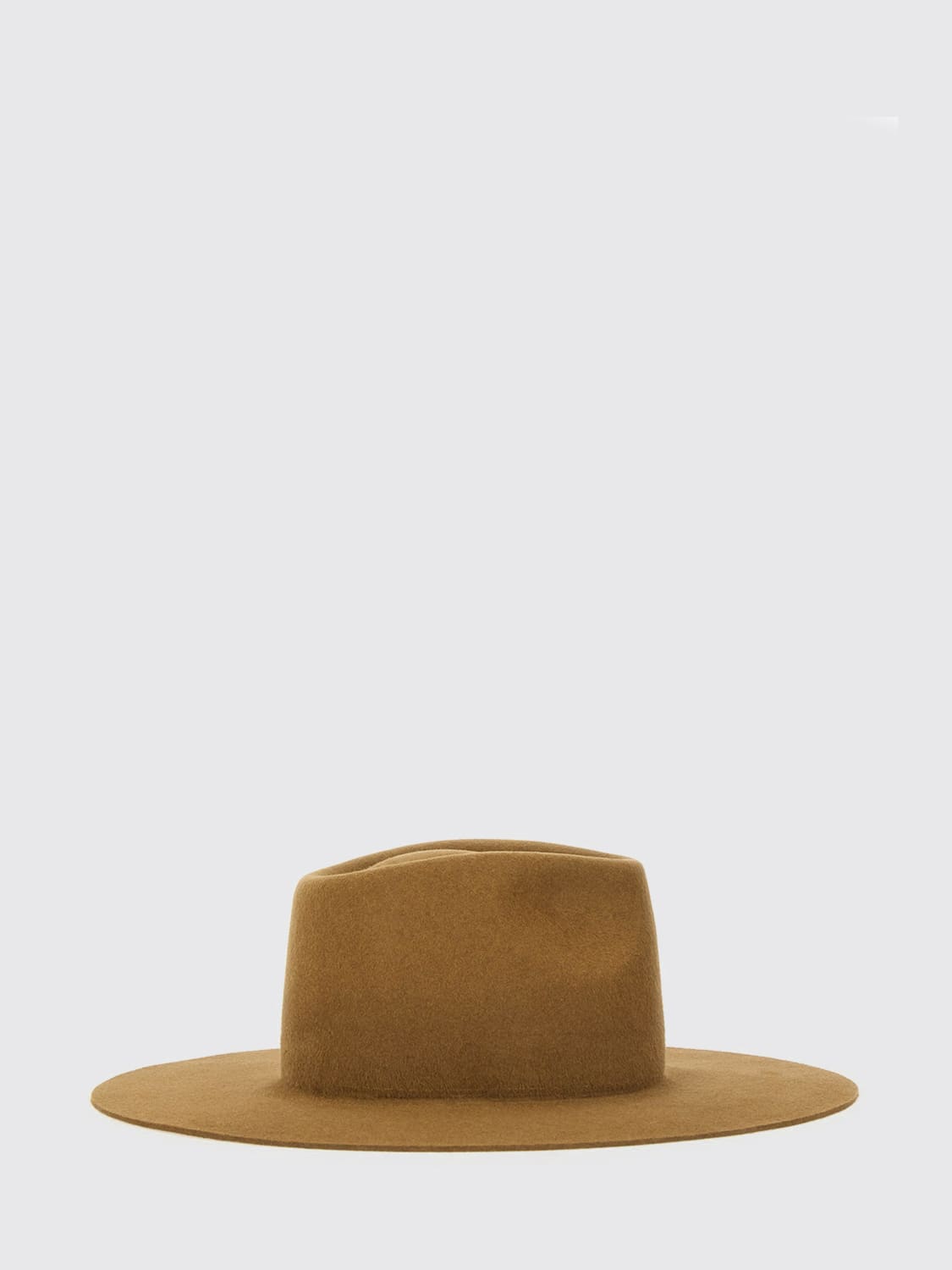 RUSLAN BAGINSKIY HAT: Hat woman Ruslan Baginskiy, Beige - Img 2