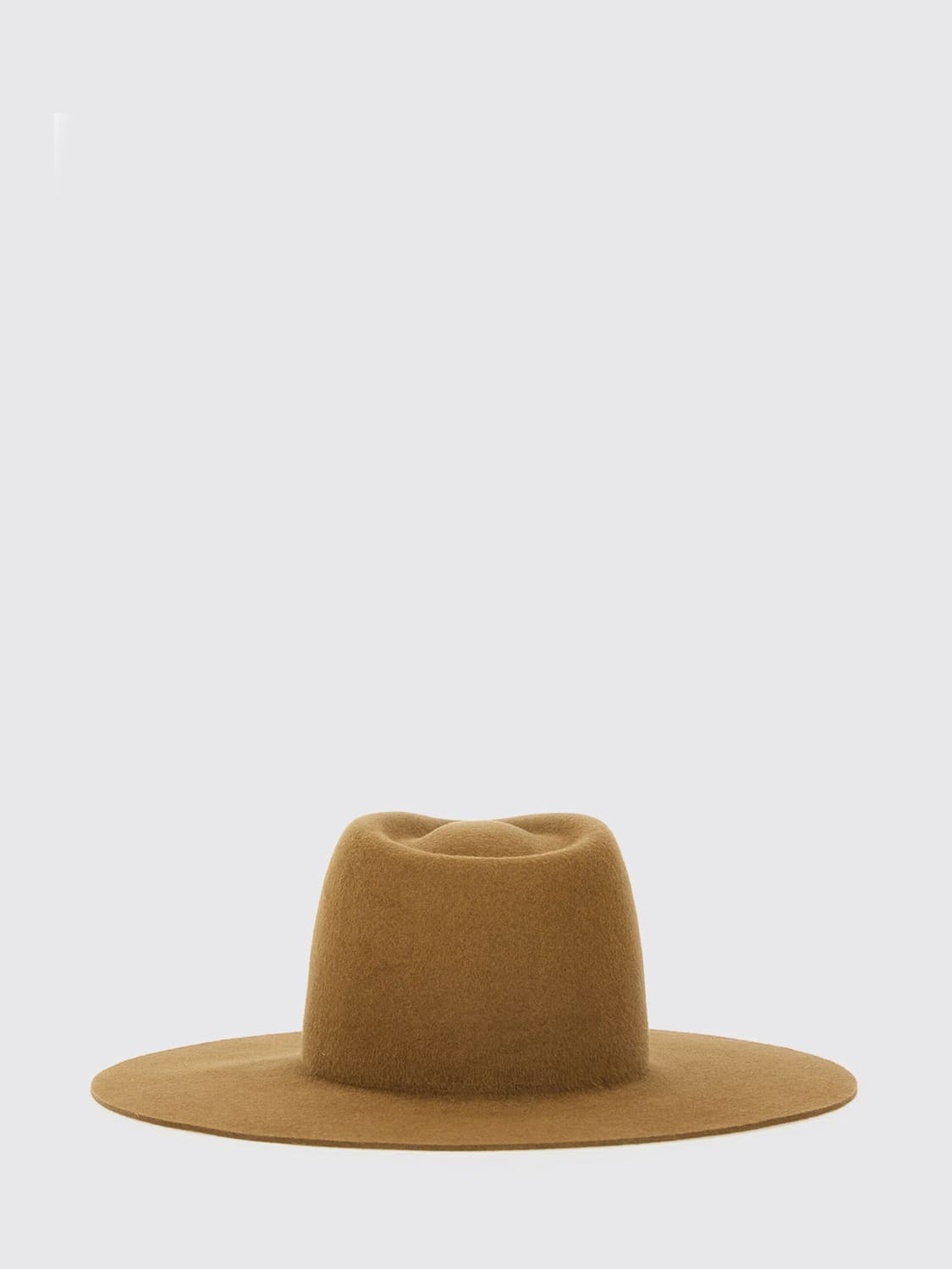 RUSLAN BAGINSKIY HAT: Hat woman Ruslan Baginskiy, Beige - Img 3