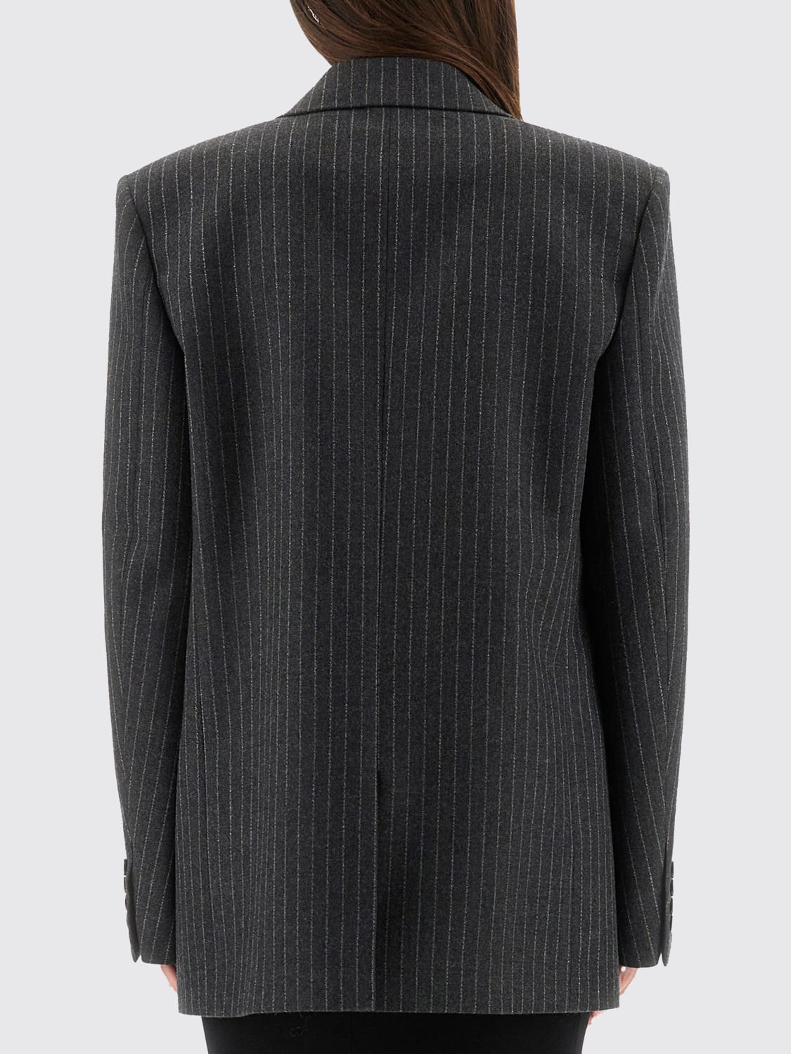 SAINT LAURENT JACKET: Blazer woman Saint Laurent, Grey - Img 3