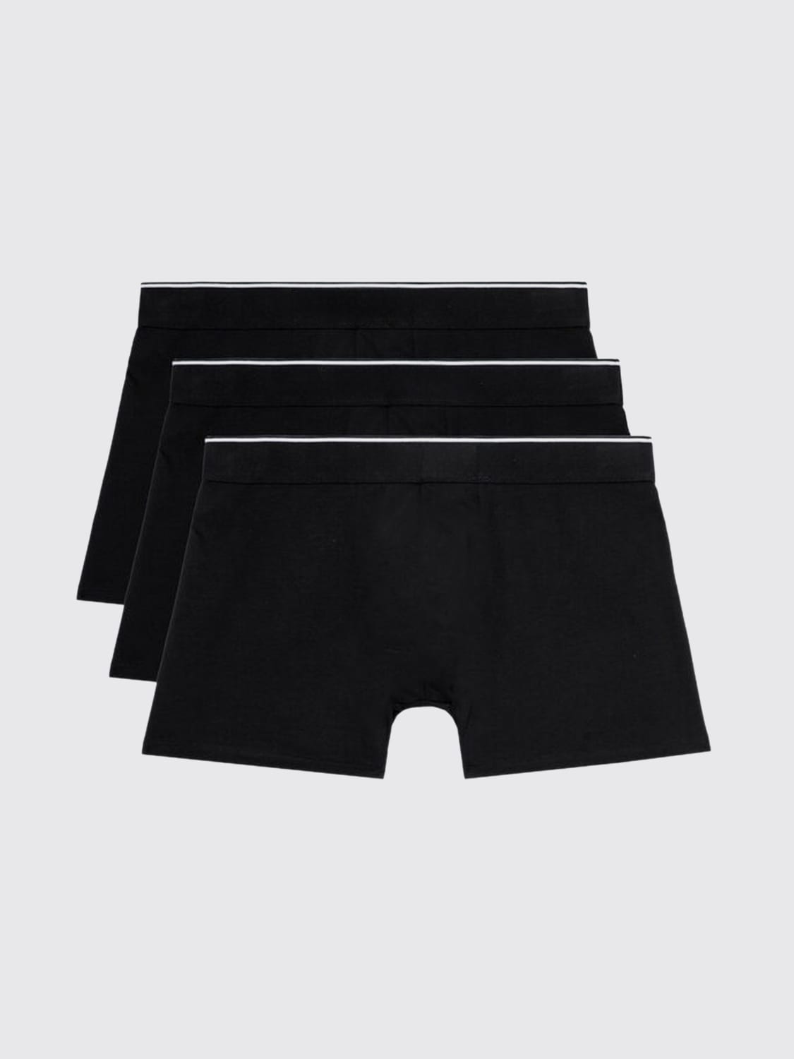 DIESEL INTIMO: Set 3 boxer in cotone con logo Diesel, Fantasia - Img 2
